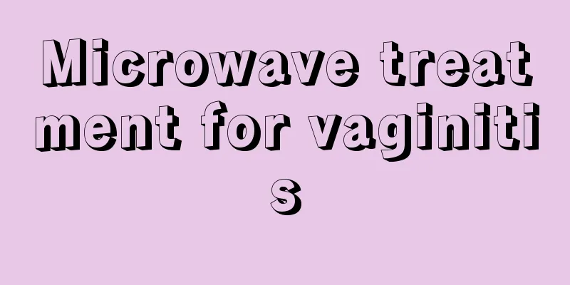 Microwave treatment for vaginitis