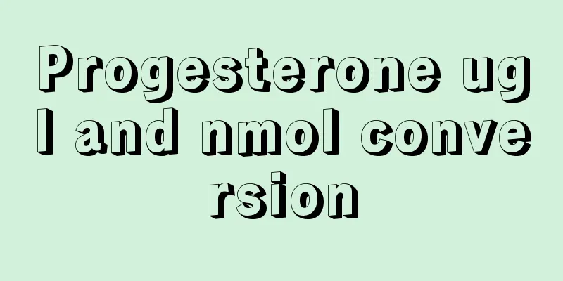 Progesterone ugl and nmol conversion