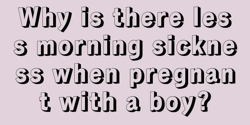 Why is there less morning sickness when pregnant with a boy?