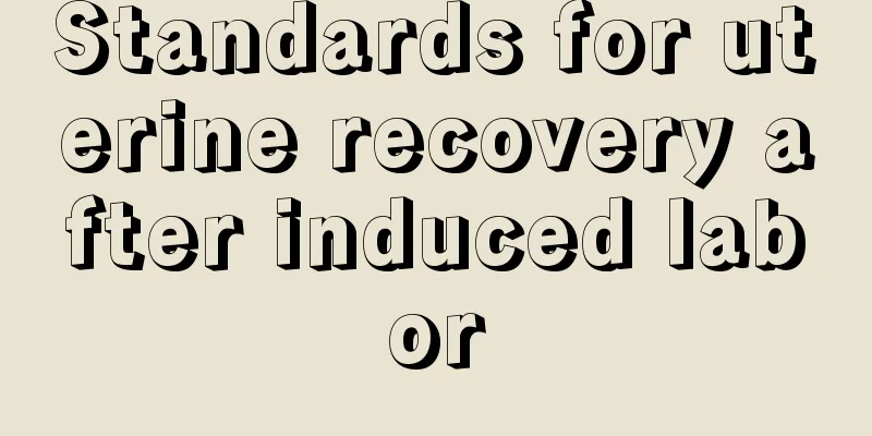 Standards for uterine recovery after induced labor