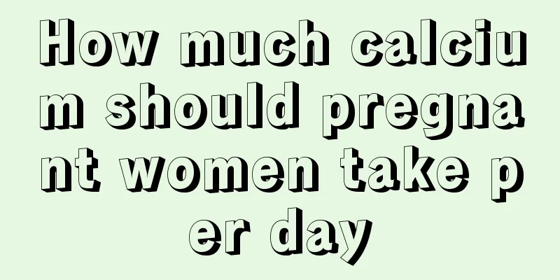 How much calcium should pregnant women take per day