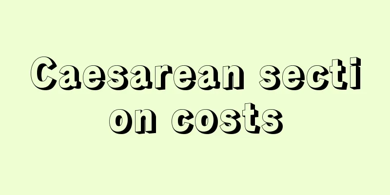 Caesarean section costs