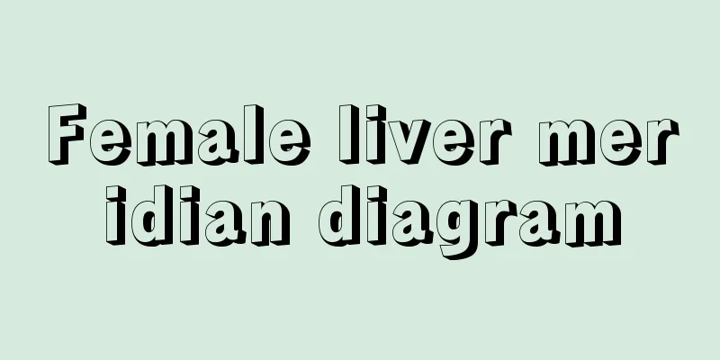 Female liver meridian diagram