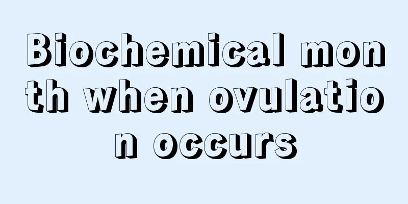 Biochemical month when ovulation occurs