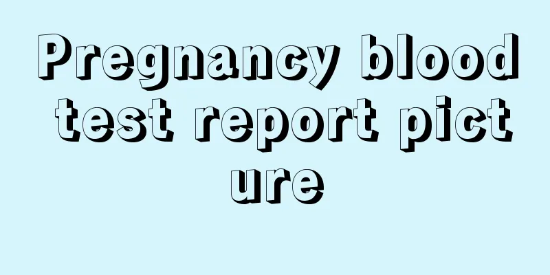 Pregnancy blood test report picture