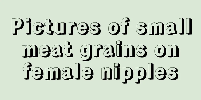 Pictures of small meat grains on female nipples