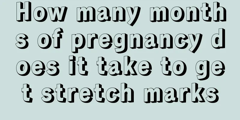 How many months of pregnancy does it take to get stretch marks