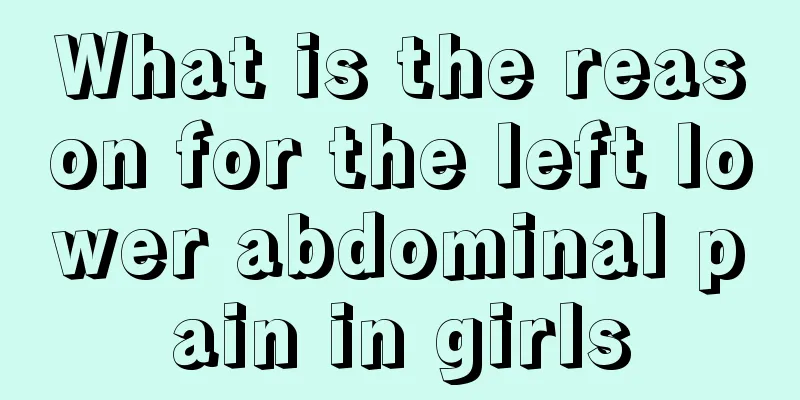 What is the reason for the left lower abdominal pain in girls