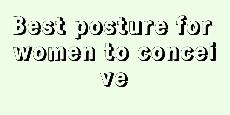 Best posture for women to conceive