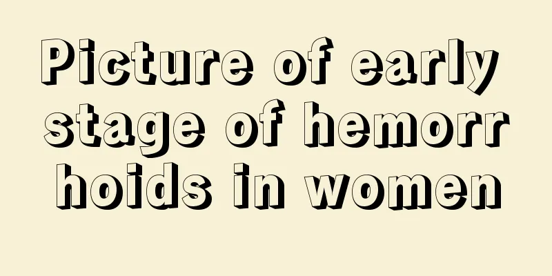 Picture of early stage of hemorrhoids in women