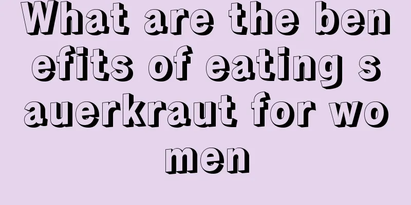 What are the benefits of eating sauerkraut for women