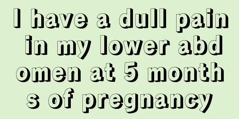 I have a dull pain in my lower abdomen at 5 months of pregnancy