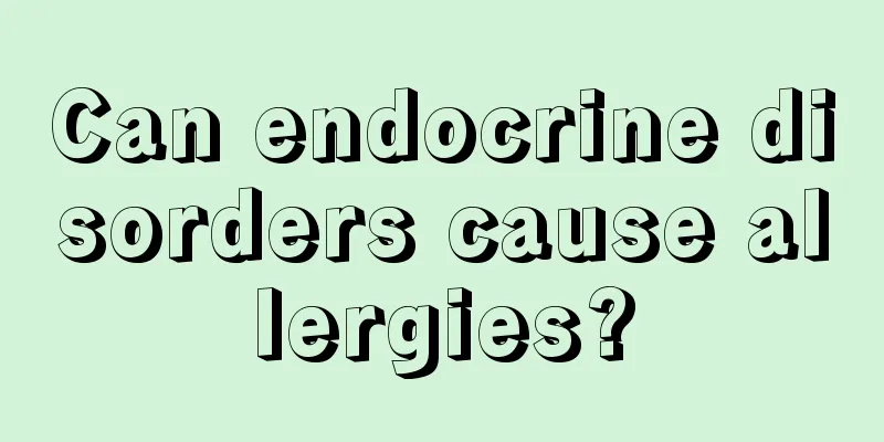 Can endocrine disorders cause allergies?