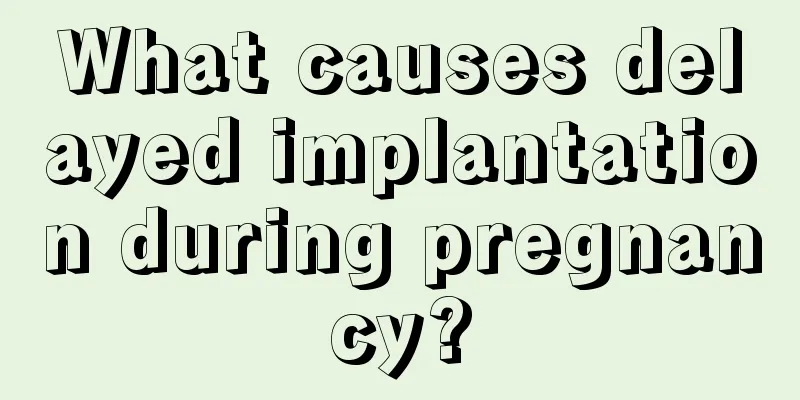 What causes delayed implantation during pregnancy?