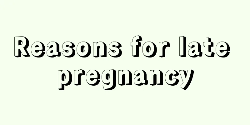 Reasons for late pregnancy