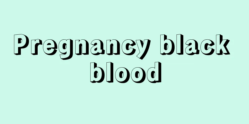 Pregnancy black blood