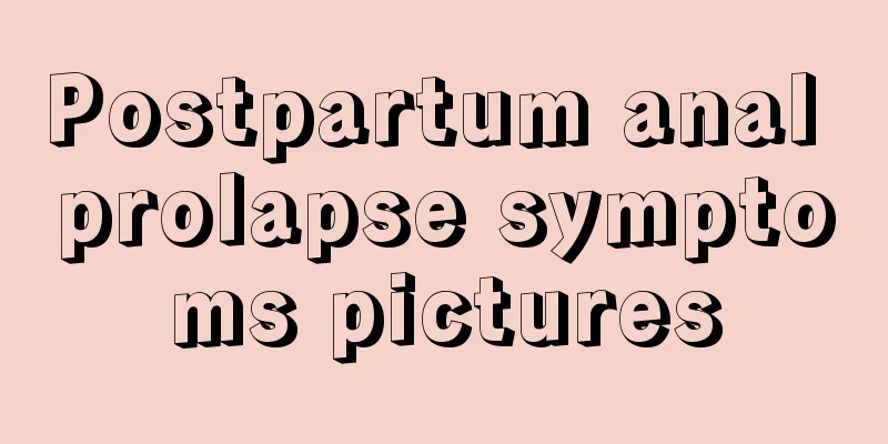 Postpartum anal prolapse symptoms pictures