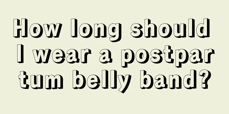 How long should I wear a postpartum belly band?