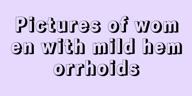 Pictures of women with mild hemorrhoids