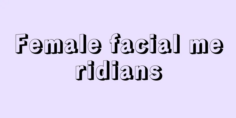 Female facial meridians