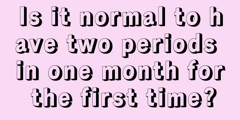 Is it normal to have two periods in one month for the first time?