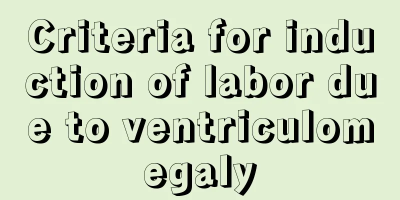 Criteria for induction of labor due to ventriculomegaly