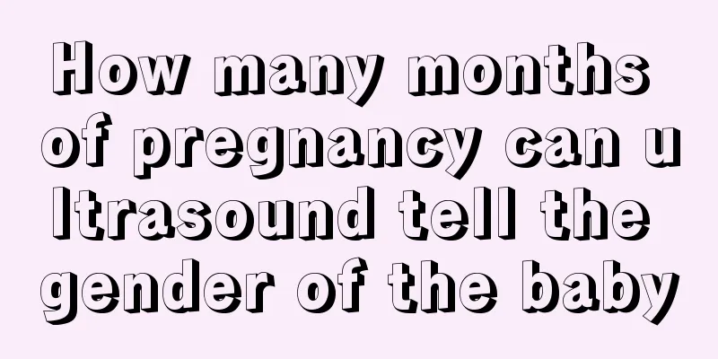 How many months of pregnancy can ultrasound tell the gender of the baby