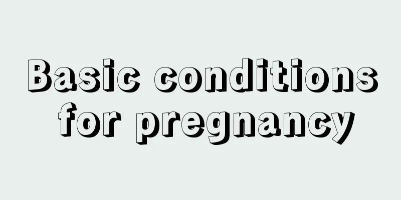 Basic conditions for pregnancy