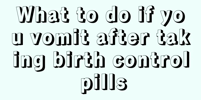 What to do if you vomit after taking birth control pills