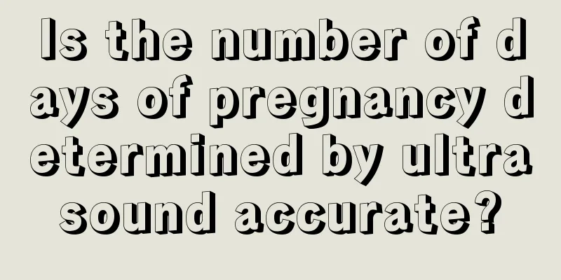 Is the number of days of pregnancy determined by ultrasound accurate?