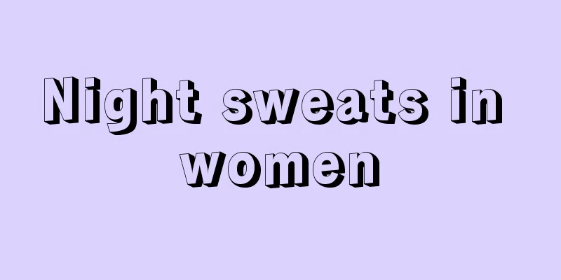 Night sweats in women