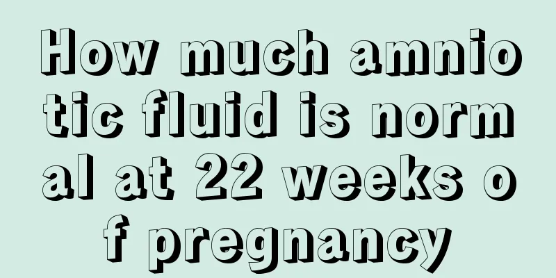 How much amniotic fluid is normal at 22 weeks of pregnancy