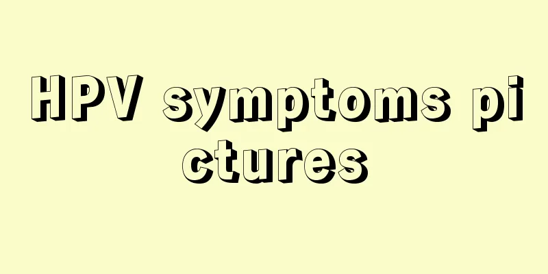 HPV symptoms pictures