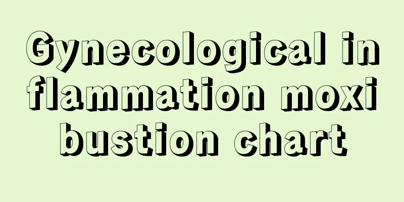 Gynecological inflammation moxibustion chart