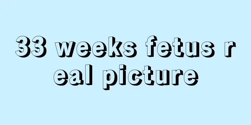 33 weeks fetus real picture