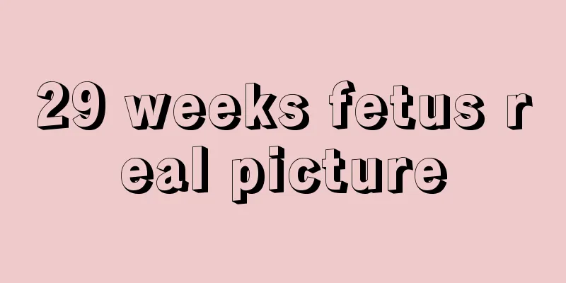 29 weeks fetus real picture