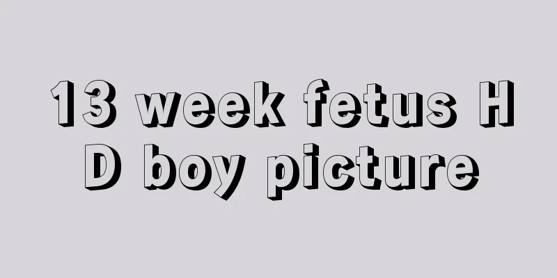 13 week fetus HD boy picture