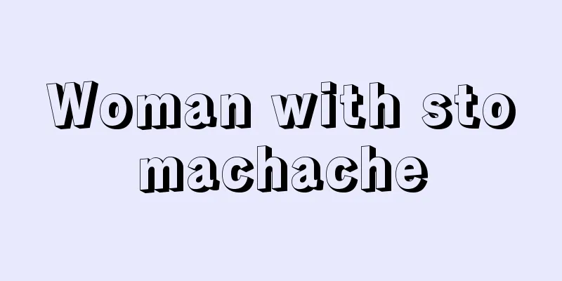 Woman with stomachache