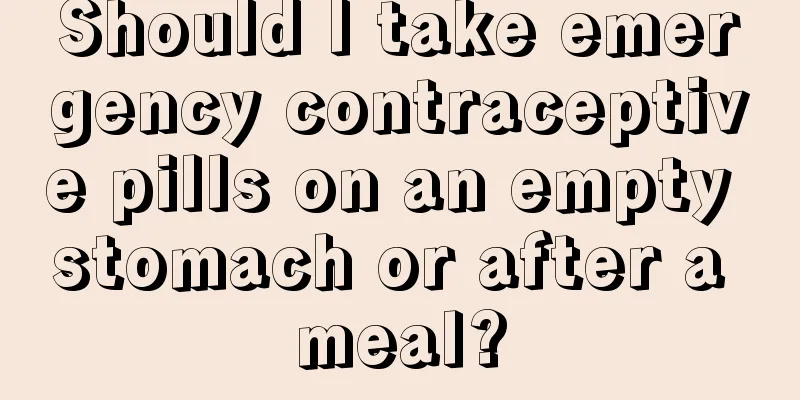 Should I take emergency contraceptive pills on an empty stomach or after a meal?