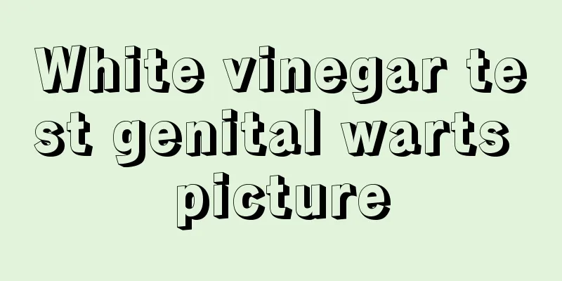 White vinegar test genital warts picture