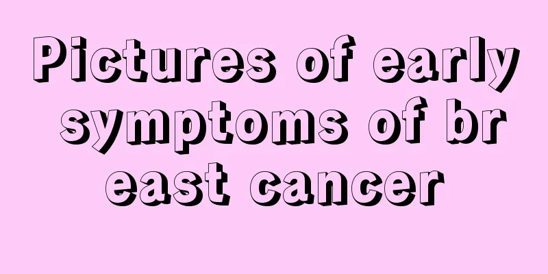 Pictures of early symptoms of breast cancer