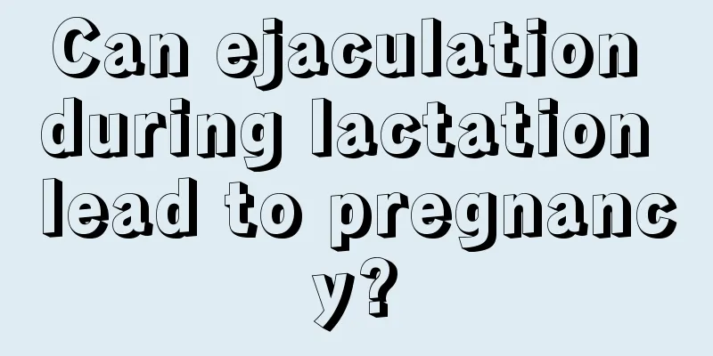 Can ejaculation during lactation lead to pregnancy?