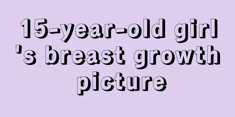 15-year-old girl's breast growth picture