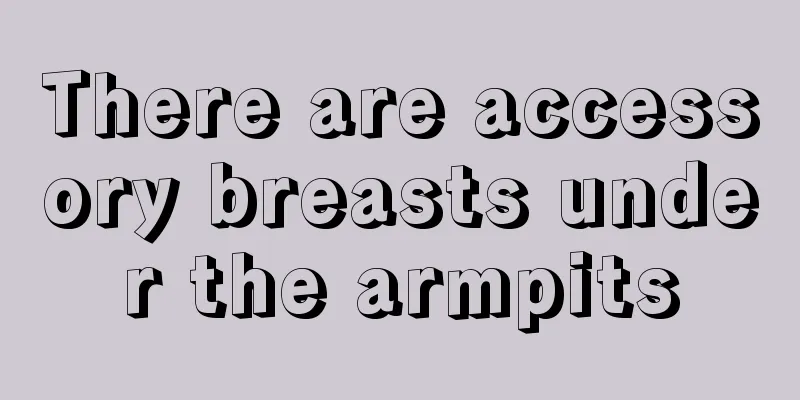 There are accessory breasts under the armpits