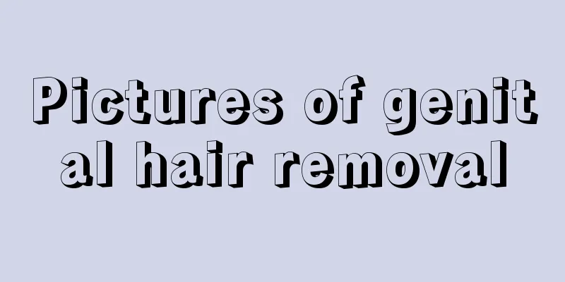 Pictures of genital hair removal