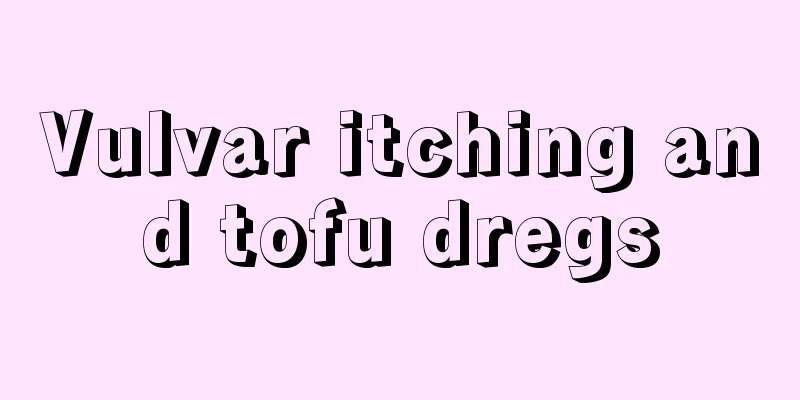 Vulvar itching and tofu dregs