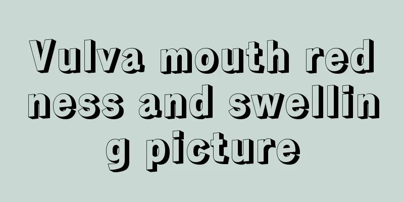 Vulva mouth redness and swelling picture