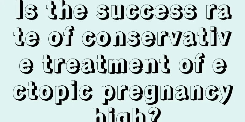 Is the success rate of conservative treatment of ectopic pregnancy high?