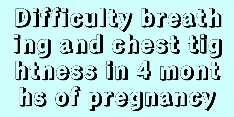 Difficulty breathing and chest tightness in 4 months of pregnancy