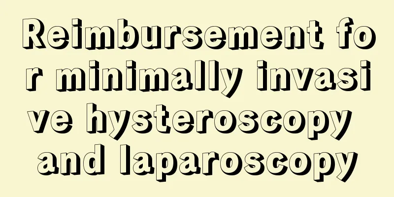 Reimbursement for minimally invasive hysteroscopy and laparoscopy